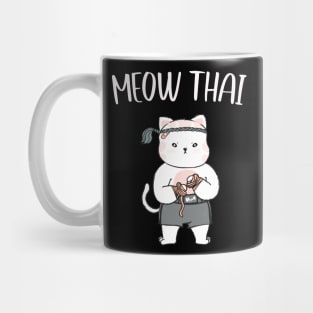 Muay Thai Cat Mug